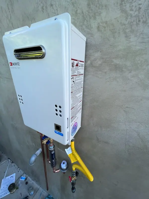 Tankless water heater installation for Brumbaugh homes